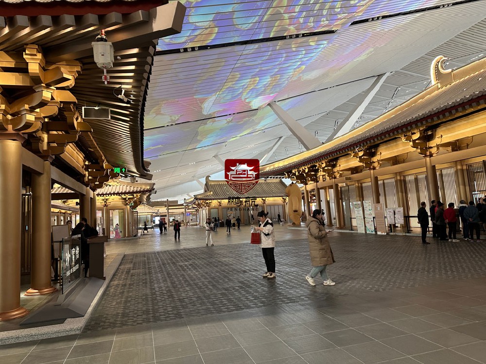 西安咸陽(yáng)機(jī)場(chǎng)博物館屋面仿古金屬瓦