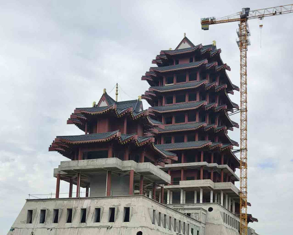 邯鄲文博中心仿古金屬瓦屋面工程